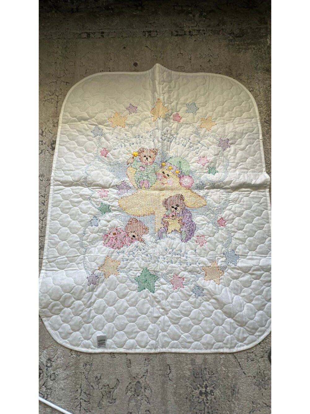 modern cross stitch twinkle ⭐️ blanket - Picture 3 of 4